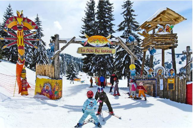 Skiing for children